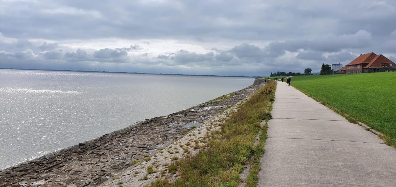 Fewo Mit Meerblick - Direktzugang Zur Nordsee Apartman Wilhelmshaven Kültér fotó